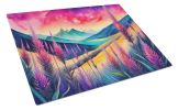 NEW Liatris in Color Glass Cutting Board Decorative Tempered Glass Kitchen Cutting and Serving Board Large Size Chopping Board