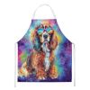 Cavalier Spaniel Hippie Dawg Apron Cooking Kitchen Server Baking Crafts Gardening for Adult Women Men, Unisex, Large, Multicolor