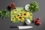 NEW Maryland Black-Eyed Susans in Watercolor Glass Cutting Board Decorative Tempered Glass Kitchen Cutting and Serving Board Large Size Chopping Board
