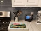 NEW North Carolina Dogwoods in Watercolor Glass Cutting Board Decorative Tempered Glass Kitchen Cutting and Serving Board Large Size Chopping Board