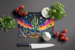NEW Queen of the Night Cactus in Color Glass Cutting Board Decorative Tempered Glass Kitchen Cutting and Serving Board Large Size Chopping Board