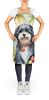Havanese Luau Apron Cooking Kitchen Server Baking Crafts Gardening for Adult Women Men, Unisex, Large, Multicolor
