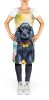 Cocker Spaniel Luau Apron Cooking Kitchen Server Baking Crafts Gardening for Adult Women Men, Unisex, Large, Multicolor