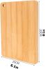 Bamboo Cutting Board Set Durable Wood Cutting Boards for Kitchen with Deep Juice Grooves Ideal Charcuterie Chopping for Meat