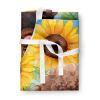 Chocolate Poodle in Sunflowers Apron Cooking Kitchen Server Baking Crafts Gardening for Adult Women Men, Unisex, Large, Multicolor