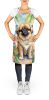 Pekingese Luau Apron Cooking Kitchen Server Baking Crafts Gardening for Adult Women Men, Unisex, Large, Multicolor