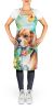 Beagle Luau Apron Cooking Kitchen Server Baking Crafts Gardening for Adult Women Men, Unisex, Large, Multicolor