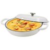 Enameled Cast Iron Dutch Oven, 3.8 Quart Dutch Oven Pot with Lid, Non Stick Cast Iron Pot, Round Oven Safe up to 500°F, Use for Marinate, Cook