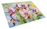NEW Orchids in Watercolor Glass Cutting Board Decorative Tempered Glass Kitchen Cutting and Serving Board Large Size Chopping Board