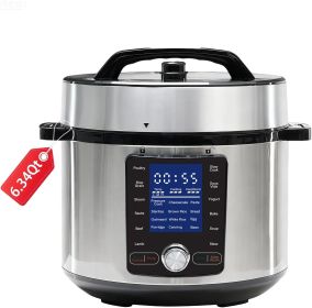 Electric Pressure Cooker, Stainless Steel Pot, Electric Pressure Multi-functional Pot, Cooking Pot (Option: 6 Quarts)