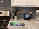 NEW Idaho Syringa in Watercolor Glass Cutting Board Decorative Tempered Glass Kitchen Cutting and Serving Board Large Size Chopping Board